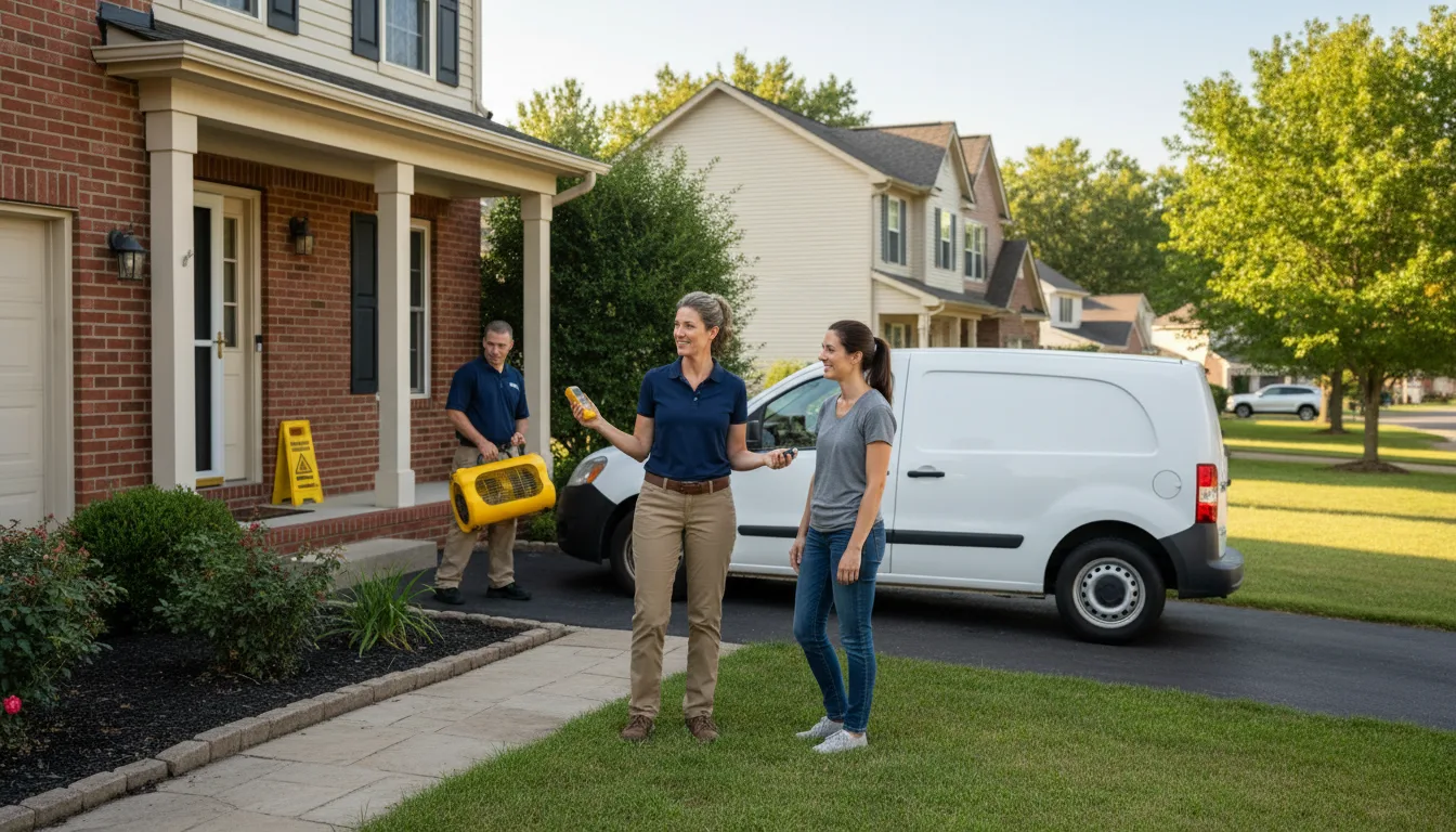 Water restoration image for Water Damage & Restoration Services in Fort Howard, MD